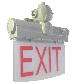 Class 1, Div 1, Emergency exit sign